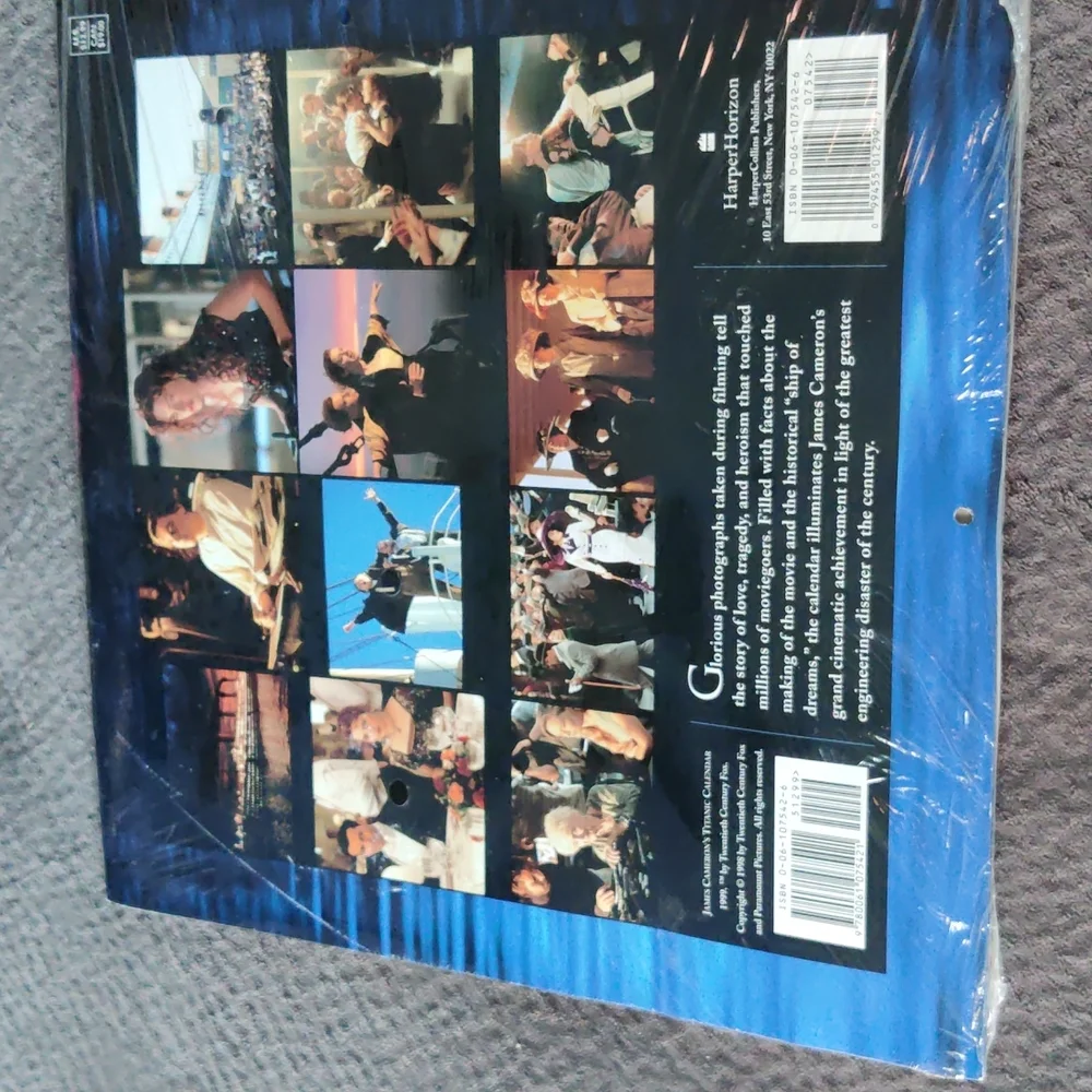 James Cameron' s Titanic Calendar 1999